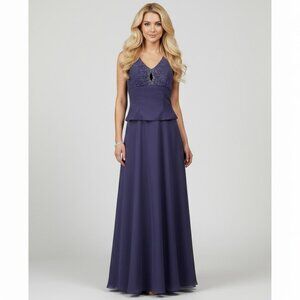 Amethyst Purple Formal Chiffon Dress